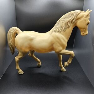 Elegant Cream Horse Sculpture Breyer